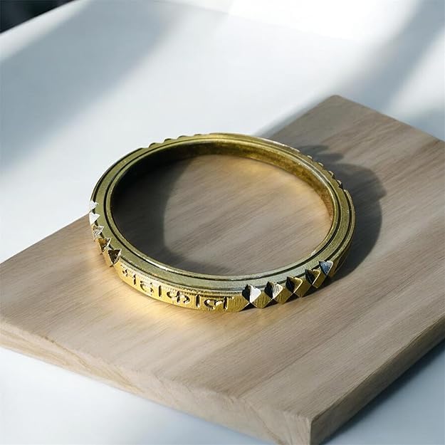 Image of Aasthakart Mahakal Kangan Bracelet for Men & Women - Religious & Stylish Brass Bracelet for Mahadeve Devotees
