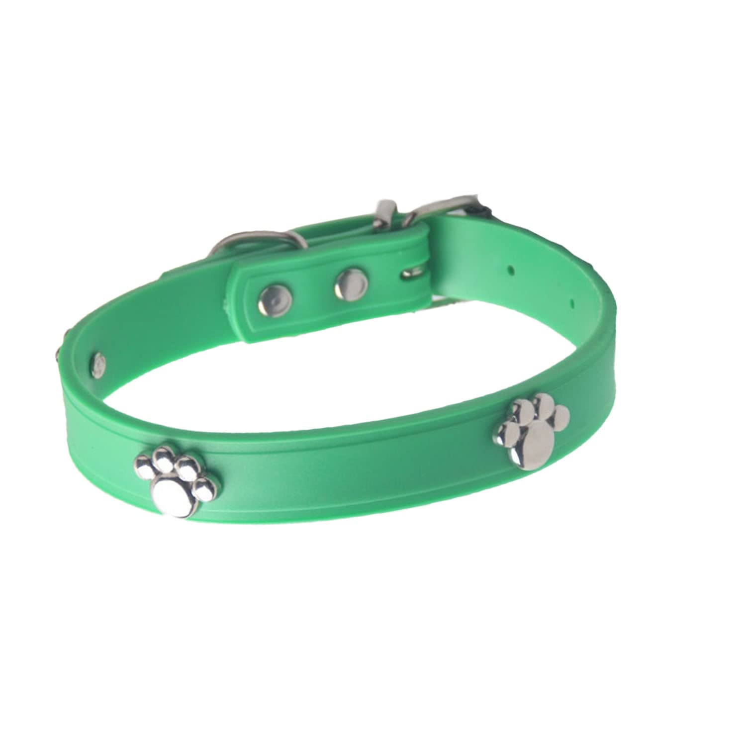 Emily Pets Collar TPR Rubber Colored Silicone Cat Leash Leashes Dog Leash (Green) (B09TT8CXLR) Amazon Price History, Amazon Price Tracker