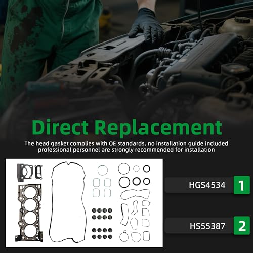 Image of Head Gasket Set for Ford Edge /Escape /Fusion,for Lincoln MKC /MKZ 2.0L L4 DOHC 16V,15-20,OE HGS4534 HS55387(40pcs)
