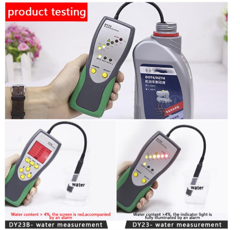 DY23B - Probador digital de líquido de frenos, comprobación de contenido de agua de frenos, calidad universal del aceite