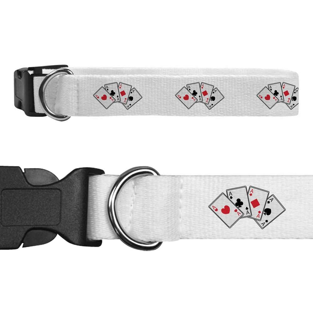 Small 'Aces Playing Cards' Dog Collar (PR00023781)