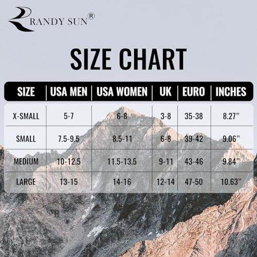 Image of RANDY SUN Waterproof Socks, Unisex Hiking Wading Trail Running Kayaking Crew Socks