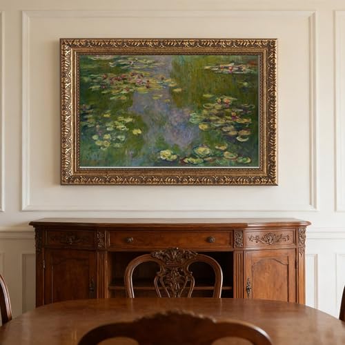 Toile nénuphars Claude Monet pour masquer un mur vide efficacement