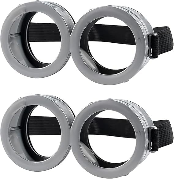 HeHeGe 2pcs Goggles Glasses Vintage Steampunk Goggles Yellow Cartoon Cosplay Accessories for Halloween Costume Cosplay Party Supplies