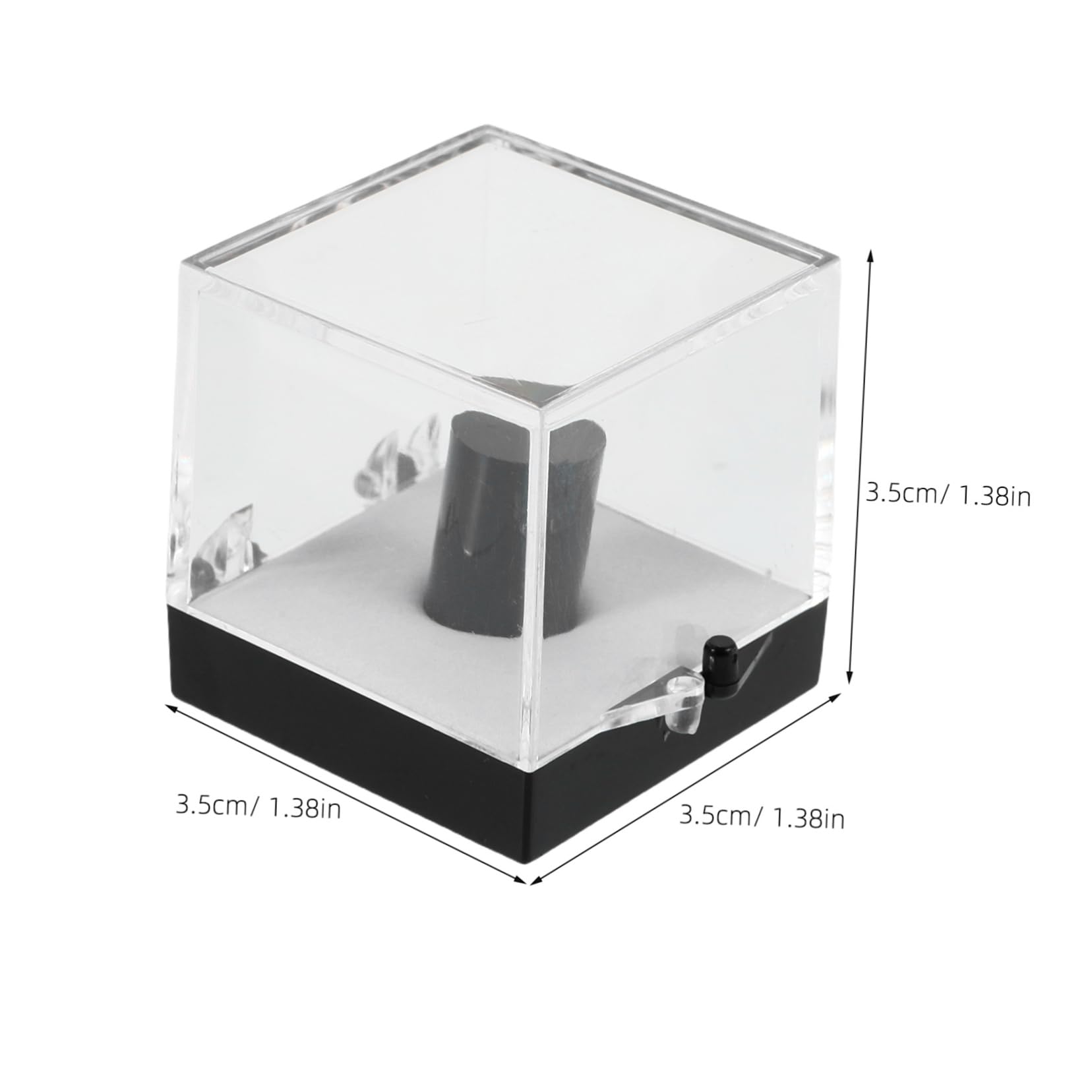 HOODANCOS Simple Design Rock Display Boxes Specimen Storage Cases for Home Showcase