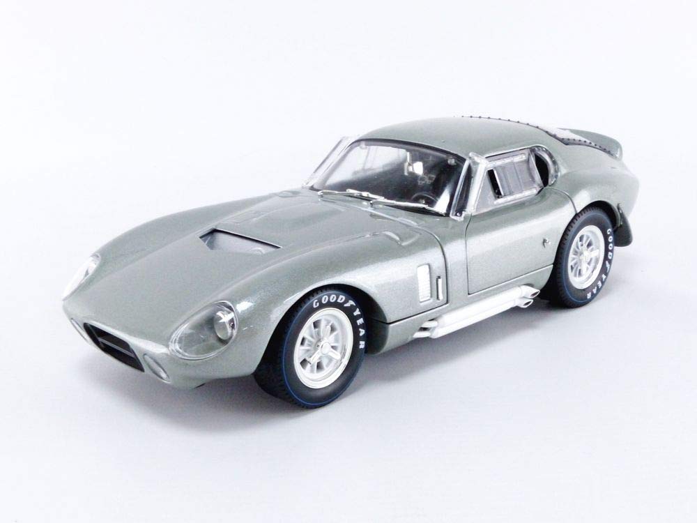 Shelby Collectibles 1/18 シェルビー コブラ デイトナ クーペ シルバー Shelby Cobra Daytona Coupe  1965 ダイキャストカー