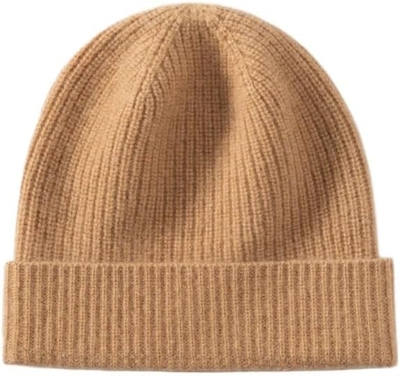 Winter Hats for Women Beanies Cashmere Knitted Unisex Hat Autumn Female and Men Beanie Caps Warmer Bonnet for Man Cap(Yellow Camel)