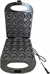 Forno de Pizza Profissional com Máquina de Donuts - 16 Furos, Caseiro e Fácil de Limpar