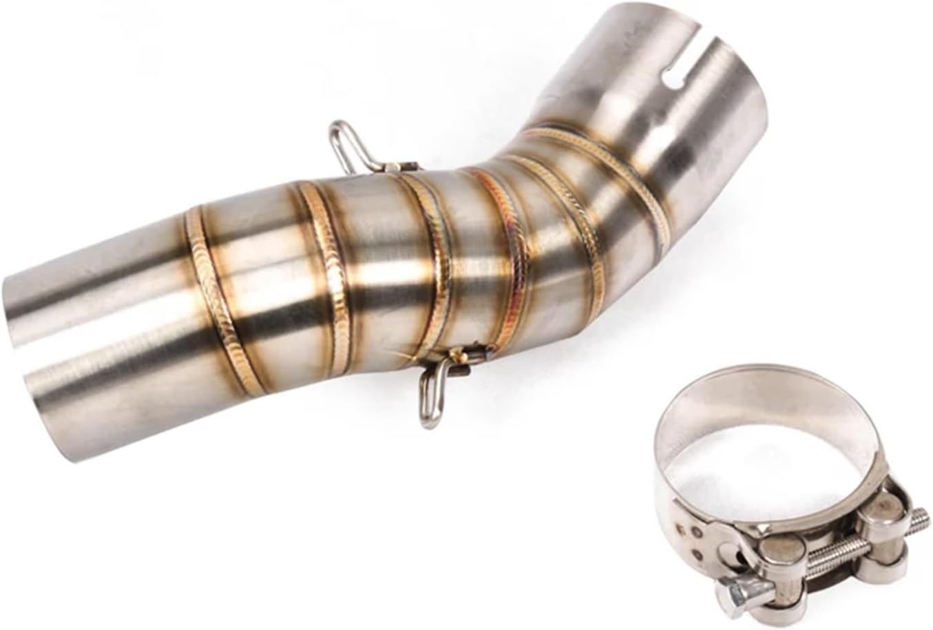 Motorcycle 51MM Exhaust Pipe Mid Exhaust Pipe Stainless Steel Connect Tube Pipe For Kaw&asaki Z900 Exhausts pipes