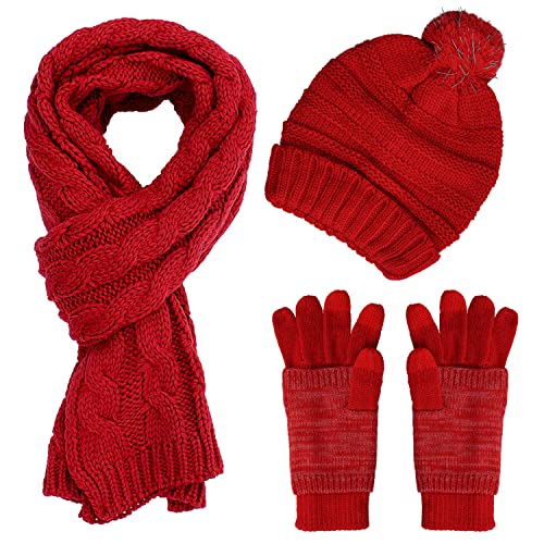 Gorro Com Pompom E Luva Sem Dedos | Elo7 Produtos Especiais