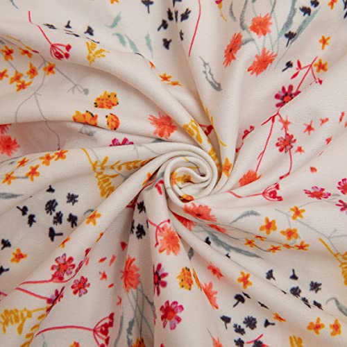 Image of LovinPet Large Dog Pajamas - Anxiety Calming Recovery Suit, Lightweight Fusion Blossom Swale Spices Prints Dog Clothing, Easy Wearing Jumpsuit