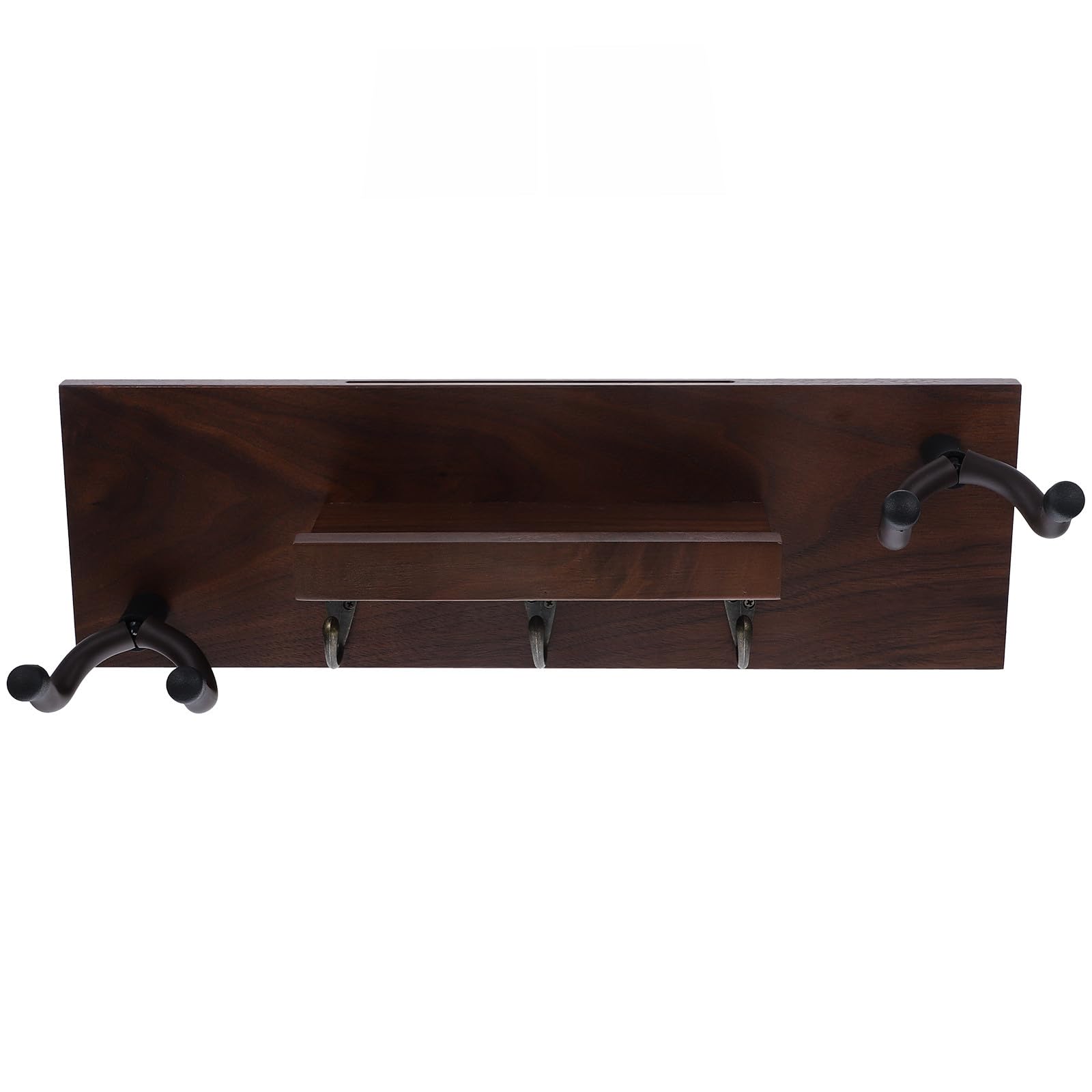 VILLCASE Supporto Chitarra da Muro in Legno e Metallo, 4 in 1