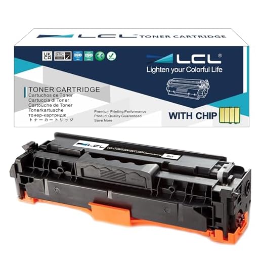 LCL Remanufactured Tonerkartusche 312X 312A CF380X CF380A 4400 Seiten (1 Schwarz) Ersatz für HP Color LaserJet Pro M476dn MFP M476dw MFP M476nw MFP