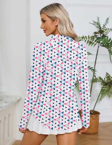 Image of LOMON Women Long Sleeve Shirts Sun Protection 1 /4 Zip Summer Quick Dry Hiking Shirts Quarter Zip Pullover for Women