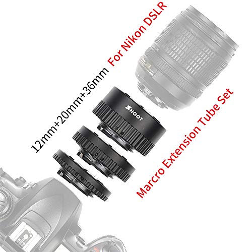 Snario XT-365 Foco Automático AF Macro Conjunto de Anel Adaptador de Tubo de Extensão 12mm 20m 36mm