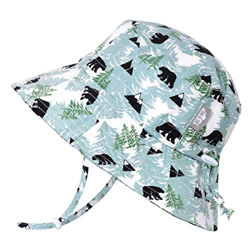 Image of JAN & JUL Grow-with-Me Cotton Bucket Sun-Hat for Baby and Kids