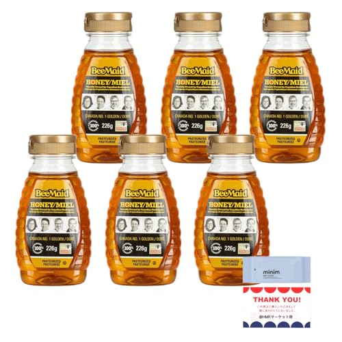 BEE MAIND HONEY MIEL Ji_Y100%n`~c S[fnj[ 226g x 6 { + nfBEGbgeBbV
