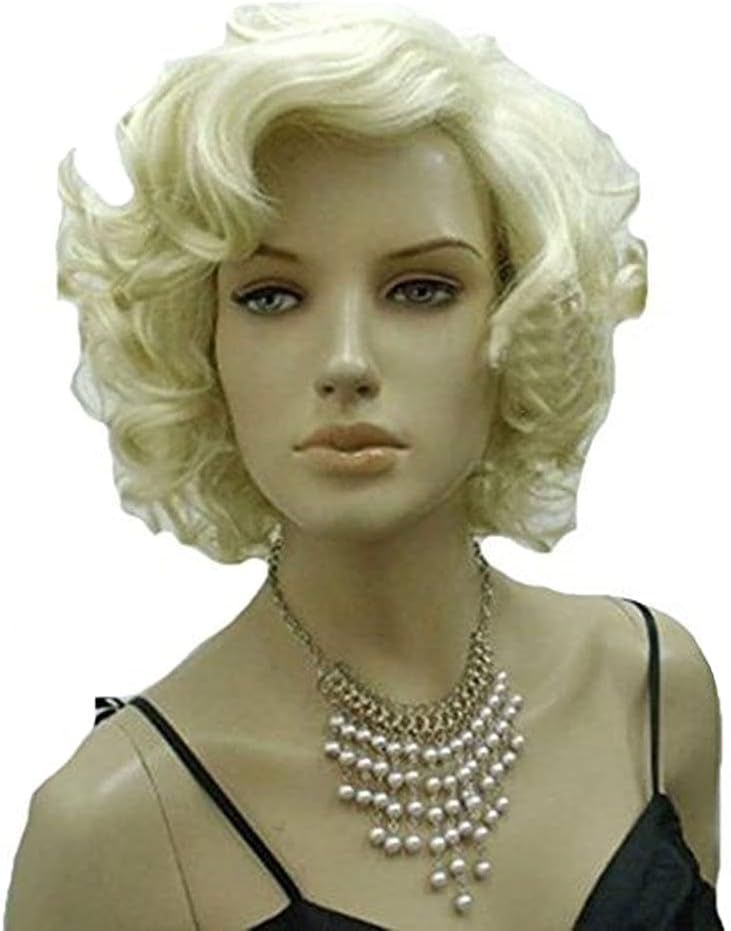 KOLIGHTWomen Short Curly Sexy Cosplay Costume Party Hot Quality Hair Wig Girls Free Cap+ Comb