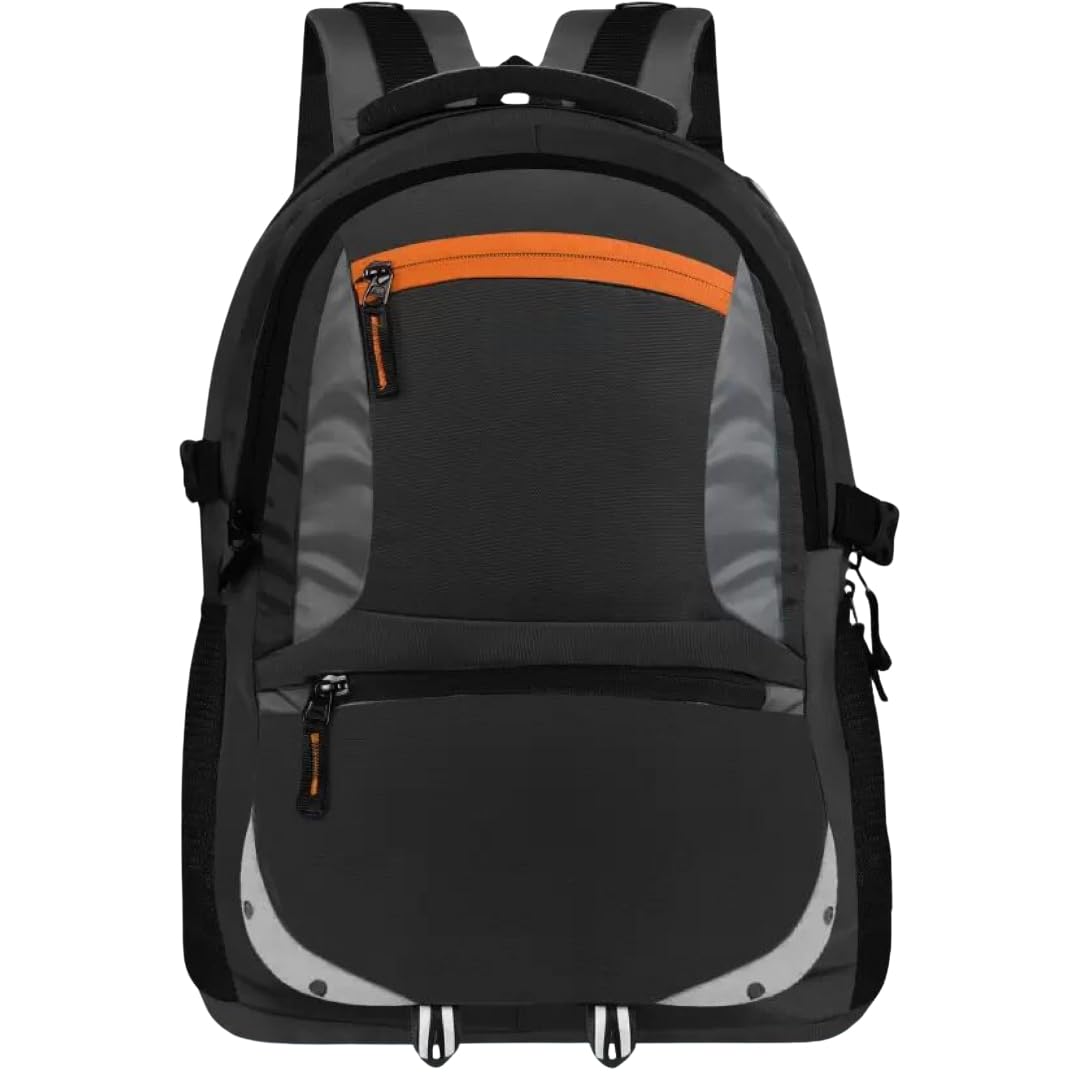 Jairaj Overseas Large 35 L Backpack Spacy Unisex/College/School/Travel Backpack With Rain Cover And Reflective Strip (Black) (B0CHFFW6PZ) Amazon Price History, Amazon Price Tracker