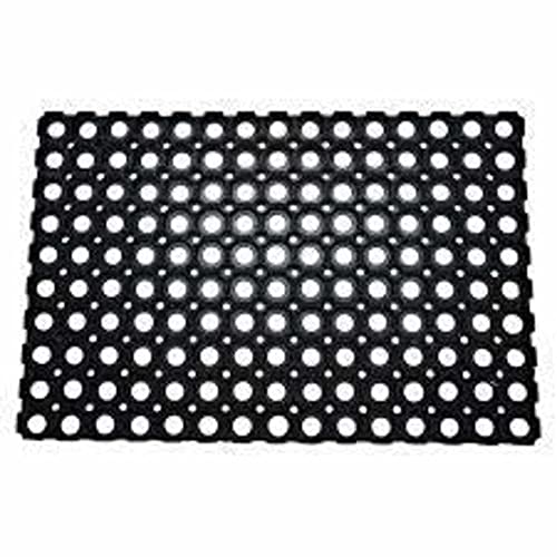 Image of 22mm Thickness Antislip Rubber Entrance Rectangular Mat (Hollow Mat) Traps MUD,Dirt & DUST for Home,Office,School,Shops,Hotels,Restaurants..- Size(16X24 in) (41X61cm),Brown