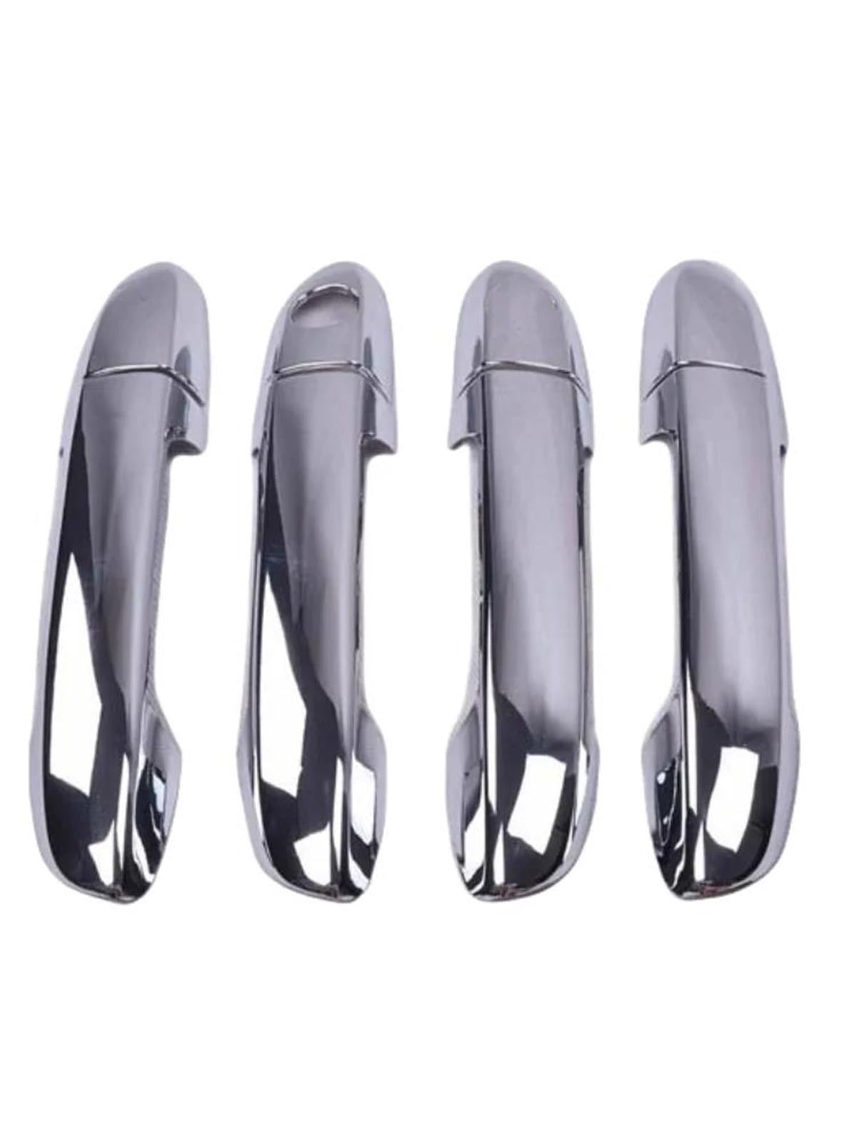 Yytemd 1 Keyhole Car Door Handle Cover Trim Sticker For Kia For Cerato 2004-2009 Chrome(1 Keyhole)