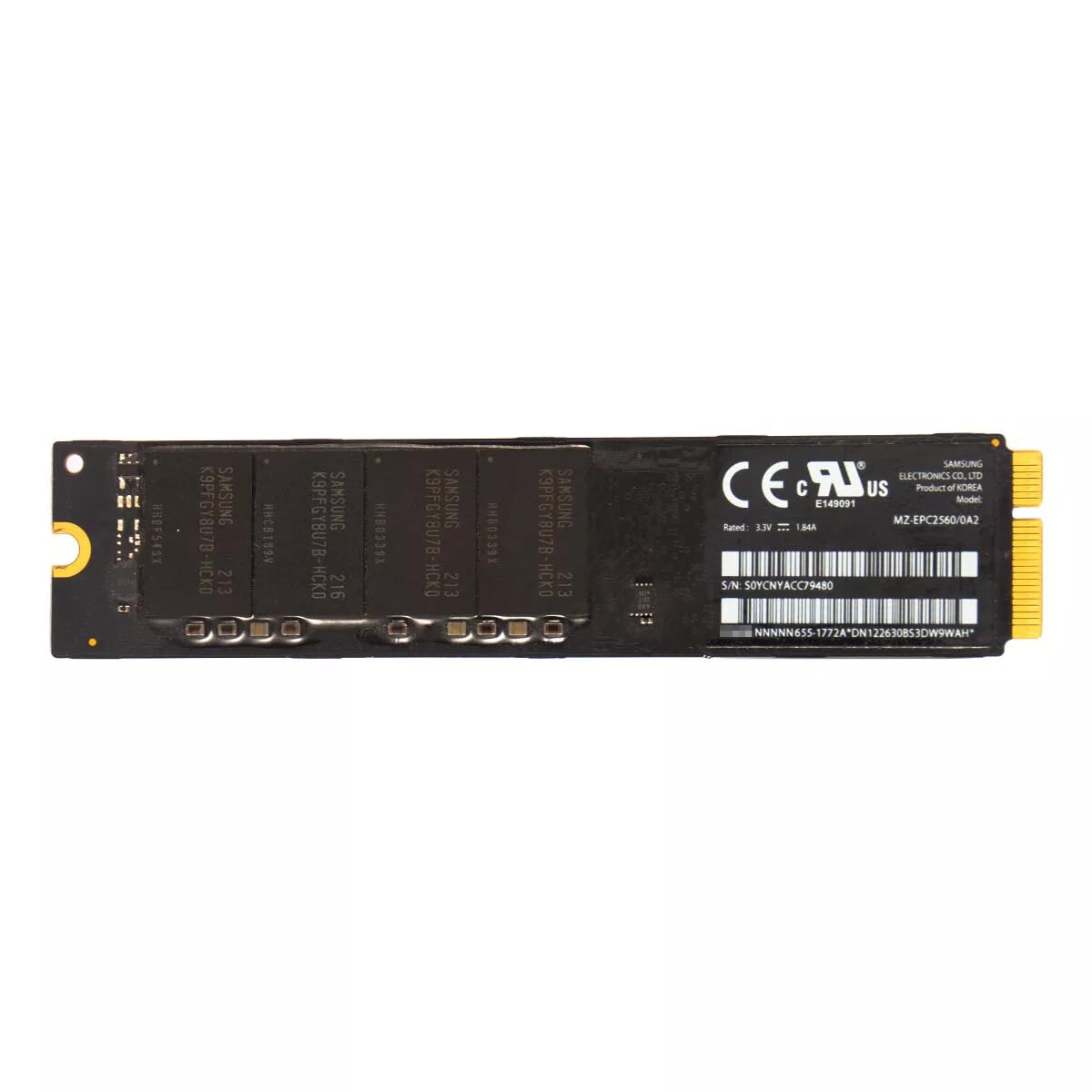 YOUNGTAM Apple 128G Original SSD Fit for 2012 MacBook Air A1465 1466 Notebook EMC 2558 2559