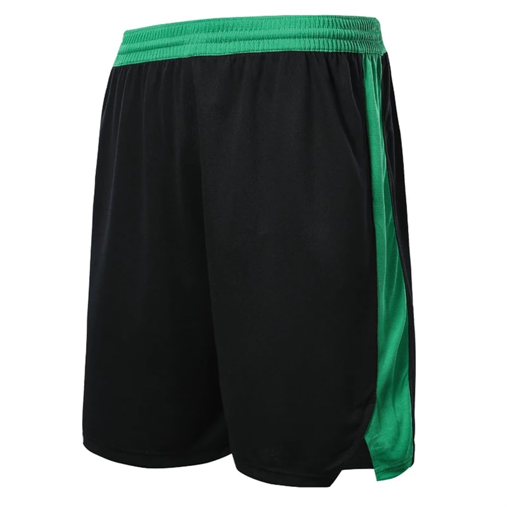 REHJJDFD Men Basketball Shorts Solid Breathable Jogging Running Sports Training Shorts Sport Causal Short Black 4XL