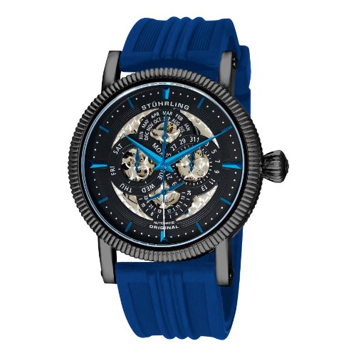 Stuhrling Original Men's 150DR.3356C1 Boardroom Symphony Maestro III Automatic Skeleton Watch