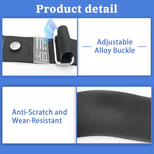 Image of Luggage Straps,Travel Belt for Luggage,Adjustable Suitcase Belts,2-in-1 Elastic Luggage Belt Bag Bungee,Hands-Free for Airport,Trip,Travel Essential Accessories,Easy to Use