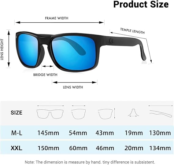 MAXJULI Polarized Sunglasses for Men and Women,UV400 Protection Sun Glasses,Ideal for Driving Cycling and Running 8120