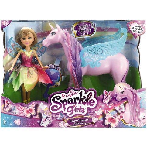 funville sparkle girlz royal horse styling set
