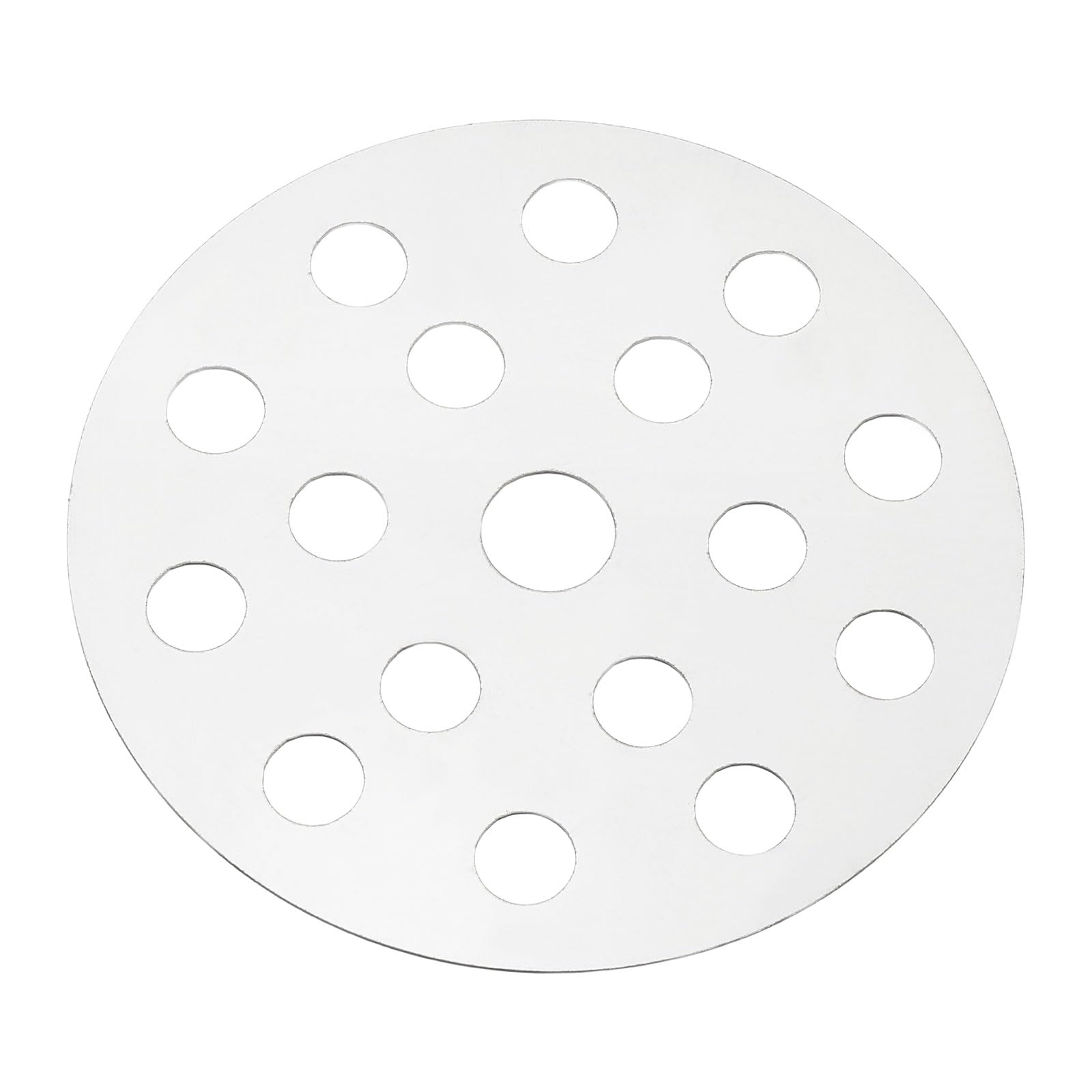 PATIKIL Bottom Fire Grate, 6.3" Round BBQ Grill Grate Replacement High Heat Charcoal Plate Stainless Steel Grilling Accessories for Grilling Barbecue Stove
