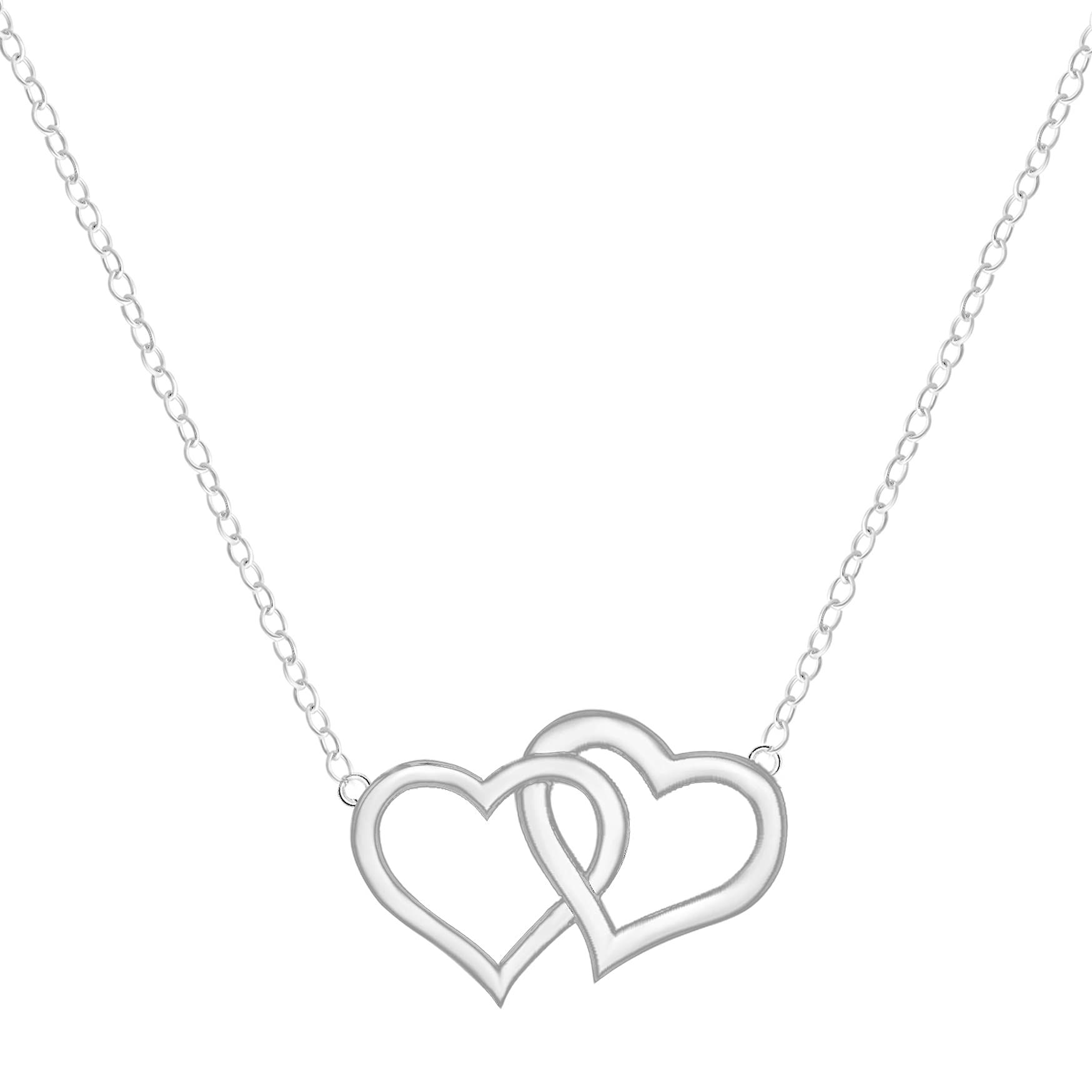 See full amazon price history chart for MINUTIAE Silver Plated Double Love Heart Shape Pendant Necklace With Round Cut Solitaire Austrian Cubic Zirconia Diamond For Women And Girls With Extendable Chain Fashion Jewelry MINUTIAE Silver Plated Double Love Heart Shape Pendant Necklace With Round Cut Solitaire Austrian Cubic Zirconia Diamond For Women And Girls With Extendable Chain Fashion Jewelry (B095M8MKVP) Amazon Price History, Amazon Price Tracker