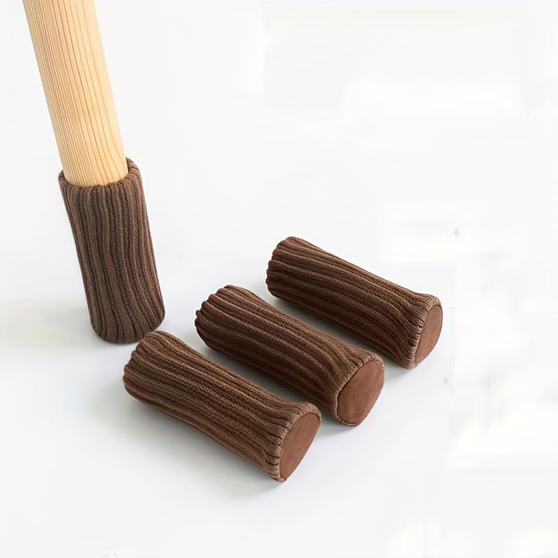 16pcs, a Set of Anti-Noise Table and Chair Leg Socks, High-Elastic Floor Protectors, Non-Slip Chair Leg Socks, Furniture Leg Covers, Suitable for Diameters from, Woven Furniture Pads!