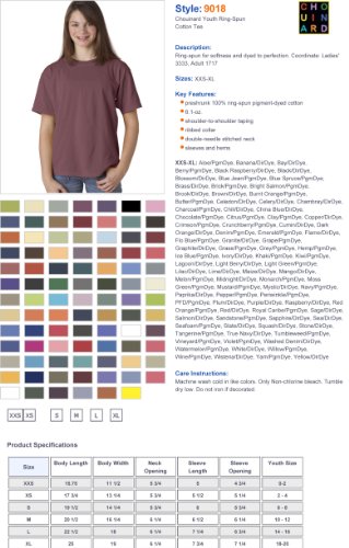 Comfort Colors C9018 Youth Ringspun T Shirt. - PEPPER - XS3