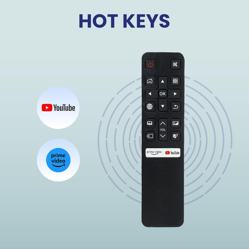 Remote for Compatible for BPL,LLYOD,LYF, and VW 4k Smart Televisions Remote Control(Without Voice Function) 4 51HytK oedL