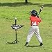 BaseGoal Baseball Tee for Kids,Batting Tee,Softball Tee,Youth Hitting Tee,Teeball Tee,Travel Tee, with Removable Baseball Caddy,Easy Adjustable Height and Carry Bag