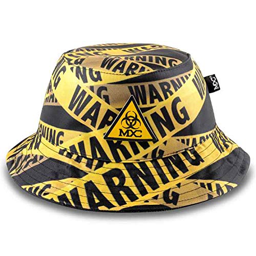 Chapéu Bucket Hat MXC BRASIL Warning Tamanho:Único;Cor:Preto