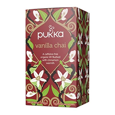 Pukka Tea Vanilla Chai Herbal Tea Bags Cover