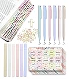 PartyGalore Bible Journaling Kit, Bible Cross Paper Clips, Bible Highlighters and Pens No Bleed