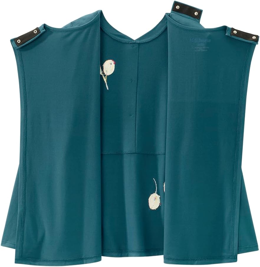 Women's Open Back - 3 Button Top - Image 3