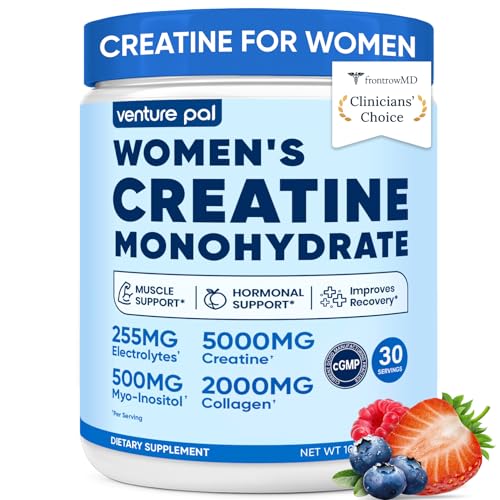 Image of 18 in 1 Creatine for Women with Collagen & Creatine Monohydrate 10.58 OZ | With Collagen, Myo & D-Chiro Inositol, Electrolytes & Vitamins for Strength, Recovery & Skin Support, Sugar Free