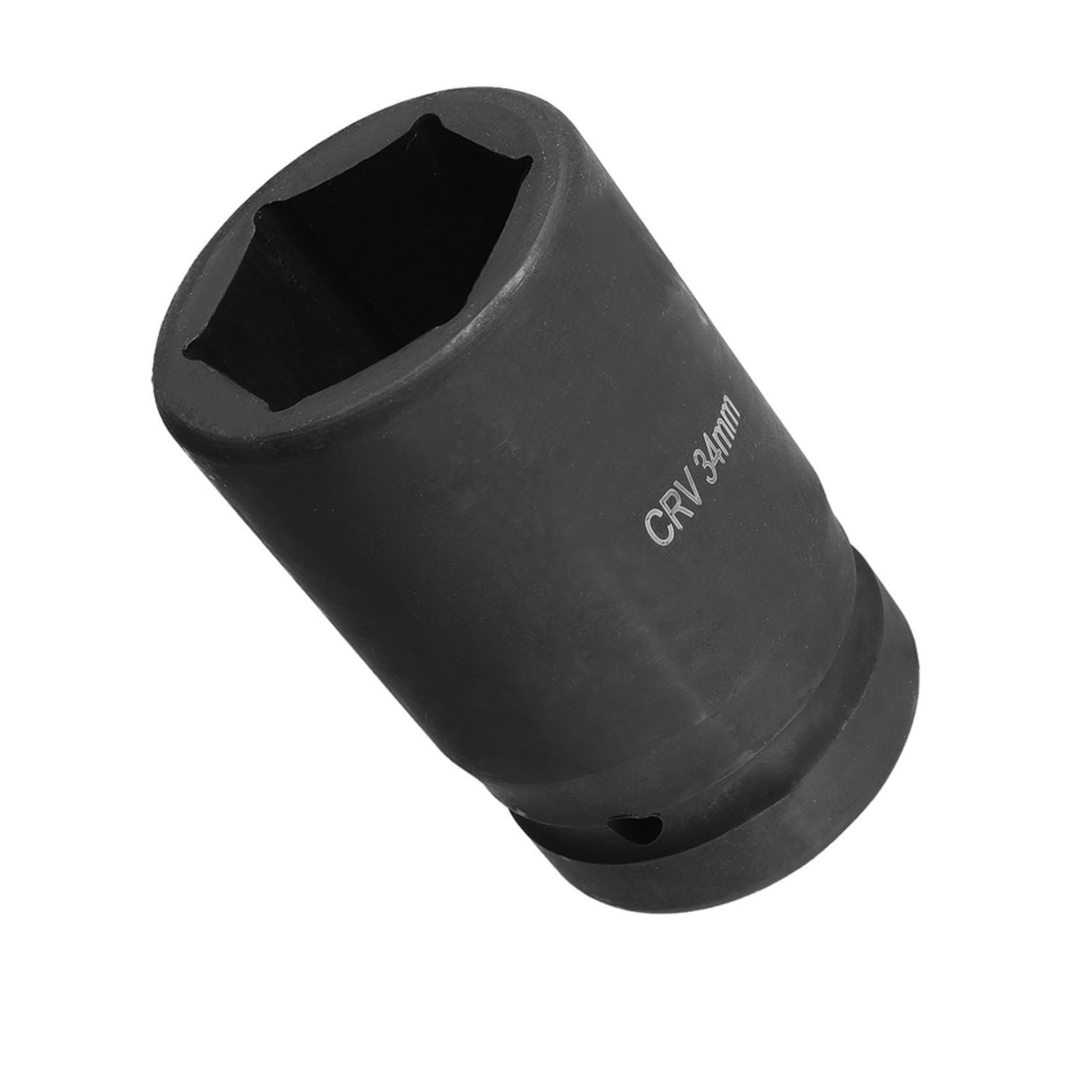 TOP-VIGOR 1 Inch Drive by 34mm 6-Point Impact Socket, Durable Reliable CR-V 78mm Length, Standard Metric Sizes for Home Car Repair