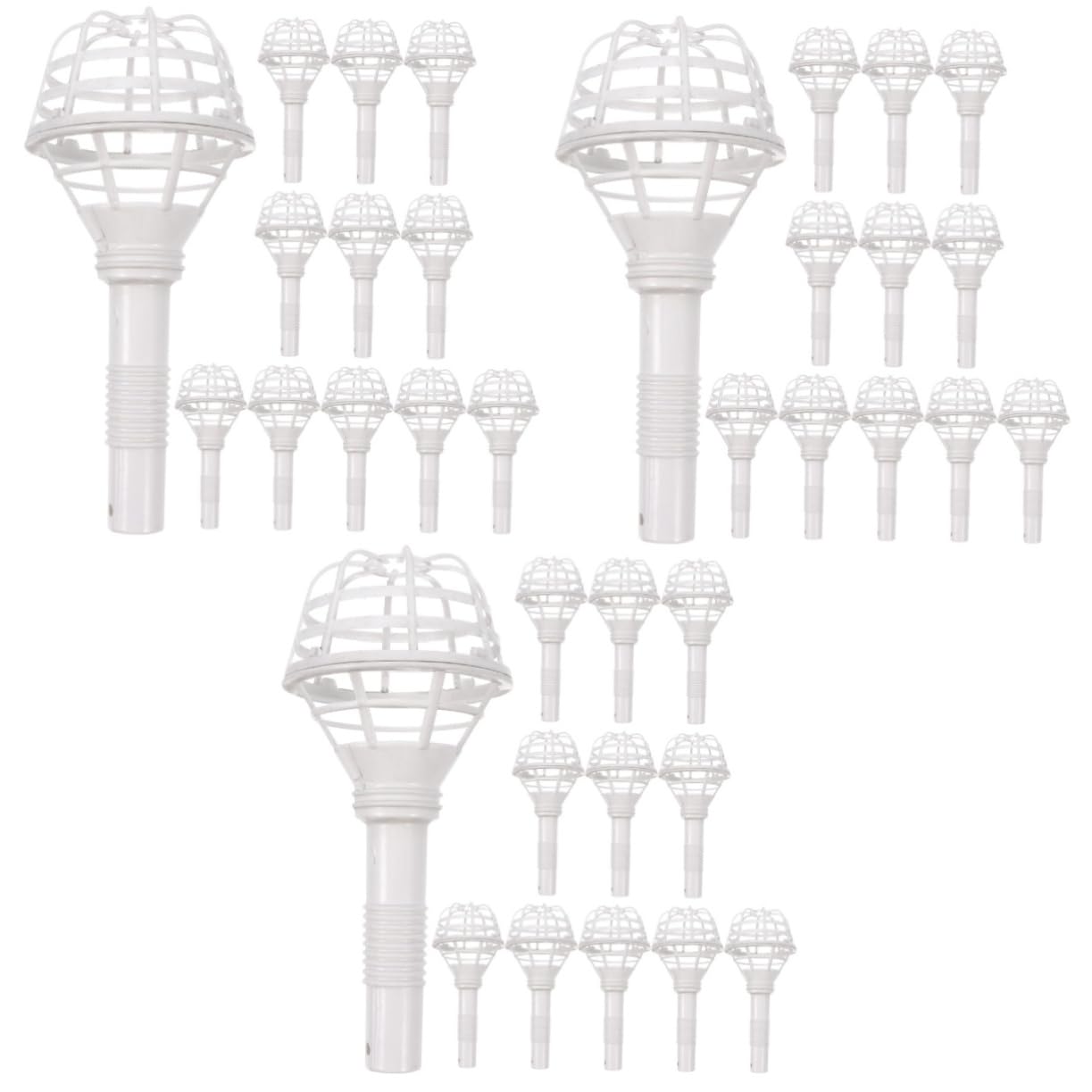 Angoily 36 Piezas Soportes para Ramos de Novia para Bodas Portaflores Floral Ligero y Duradero Accesorios Prácticos para Arreglos y Decoración Eventos Nupciales