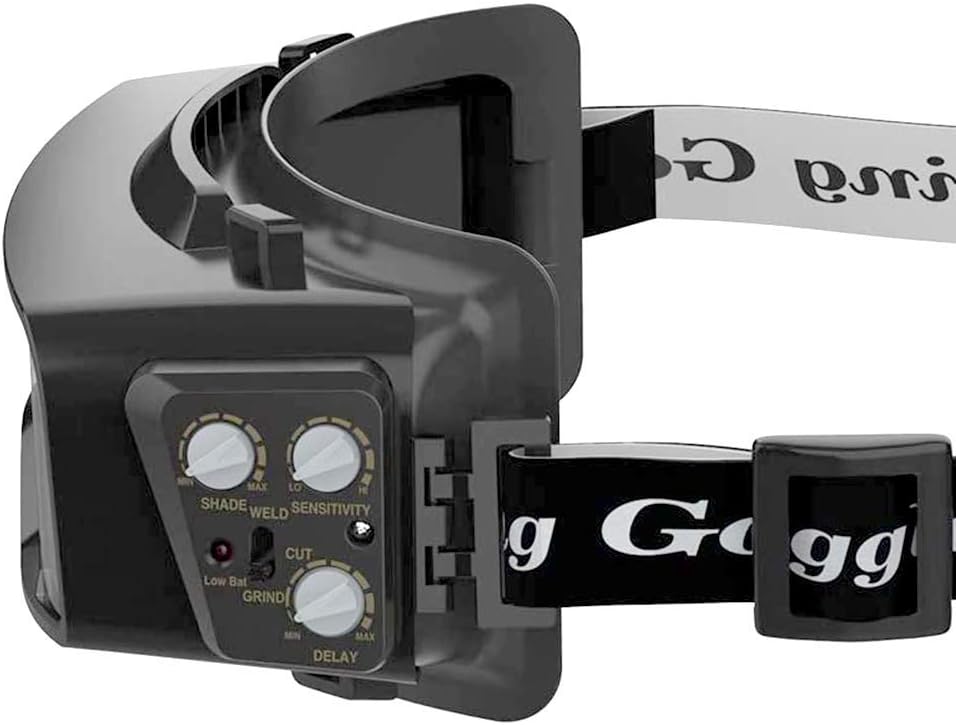 Auto-Darkening Welding Goggles with Adjustable Settings