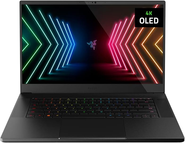 Razer Blade 15 Gaming Laptop: NVIDIA GeForce RTX 3080-11th Gen Intel 8-Core i9 CPU - 15.6” 4K OLED - 32GB RAM - 1TB SSD - CNC Aluminum - Chroma RGB - THX Spatial Audio - Thunderbolt 3