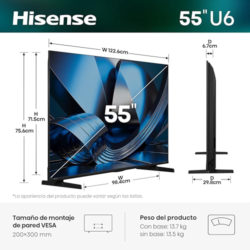 Catálogo para Comprar On-line pantalla hisense 55 4k del mes. 8 Imagen adicional