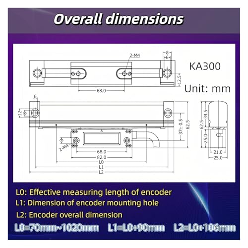 Kit Digital 3 Ejes DRO con 3 Escalas Lineales miniatura 4