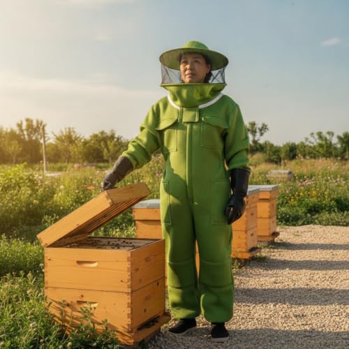 Traje para apicultura contra picaduras: conjunto de algodón aireado fresco XXL 3