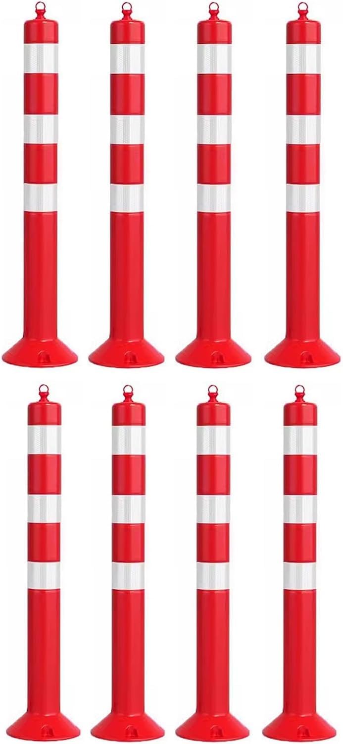 Cônes de sécurité flexibles en plastique PU pour balisage de chantier et zone de stationnement
